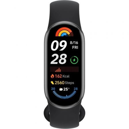 Xiaomi Smart Band 9 Negro Medianoche, Pantalla AMOLED 1.62''